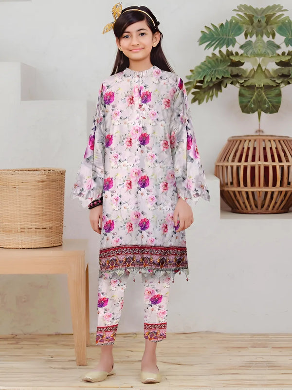 Stitched Viscose Embroidered 2 Pc