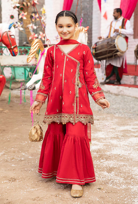 Gauhar- Dhanak Embroidered 3 Pc