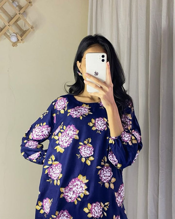 Flower Printed 2 pc