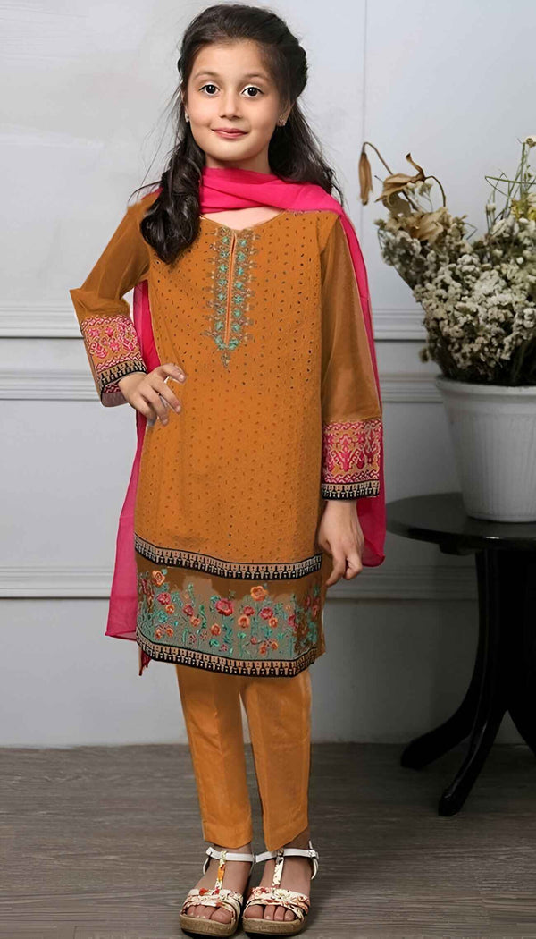 Aroosh - Linen Embroiderd 2 Pc